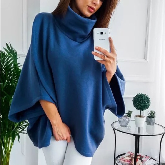 Turtle neck sweater in 4 colors - Picture 5 of 6